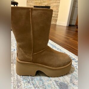 UGG Brown Platform Winter Boots